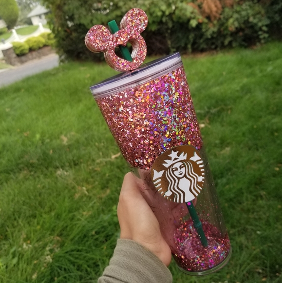 🆕️Starbucks, Custom Rose Gold Holo Tumbler - Picture 10 of 10